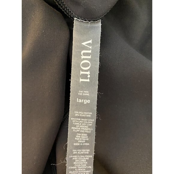Vuori Black Women's Pace High Rise Legging~L - Picture 7 of 9